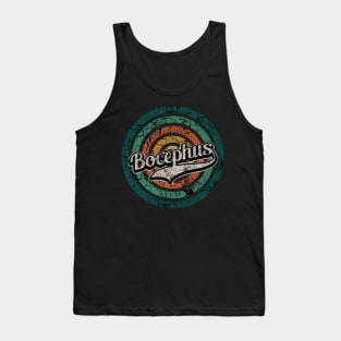 Bocephus // Retro Circle Crack Vintage Tank Top